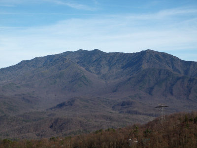 Mt. Leconte and another peak from condo