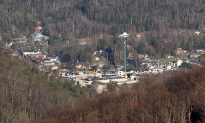 Town center in Gatlinburg