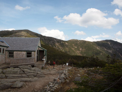 Franconia ridge from the Greenleaf hut