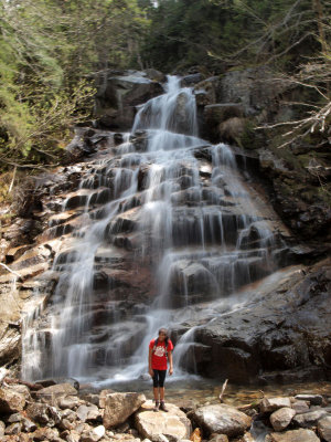 One of the waterfalls on Falling Waters trail