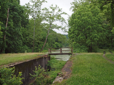 Another view of remains of lock 58