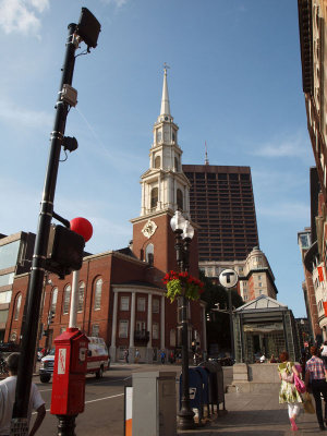 A Boston street corner