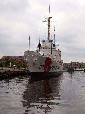 The USCGC Taney at Baltimore Harbor