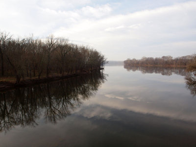 Clouds in the water at Monocacy Aqueduct