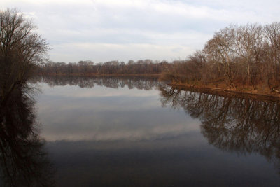 Dec 13th - Clouds in the water at Monocacy Aqueduct