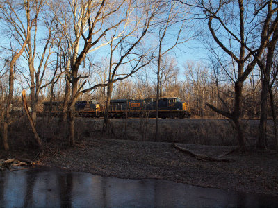 Early morning CSX freight