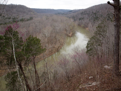 The green river from the Bluffs trail