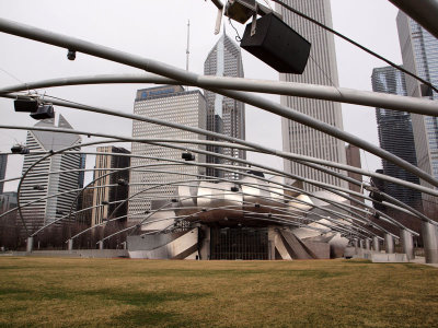 Thee Jay Pritzker Pavilion, including the Great Lawn