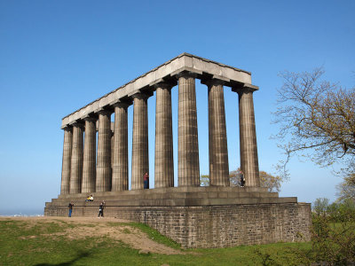 The National Monument on Calton Hill in Edinburgh