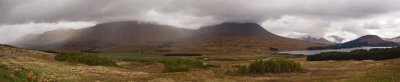 Panorama- Loch Tulla Viewpoint near Achallader