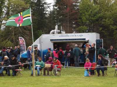 Viewing the Gordon Castle Highland Games