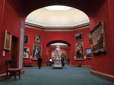Inside the Scottish National Gallery, Edinburgh