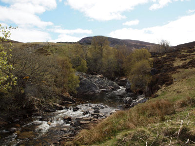 Craingorms National Park - Callater Burn by the roadside