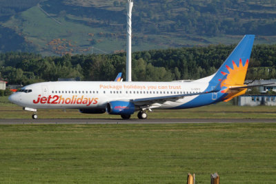 Jet2 Boeing 737-8K5 at Glasgow