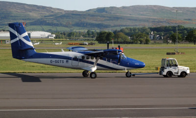 Loganair Viking DH-6-400 Twin Otter at Glasgow