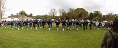 Panorama - Parade at the Highland Games