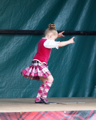 Gordon Highland Games - the young competitor
