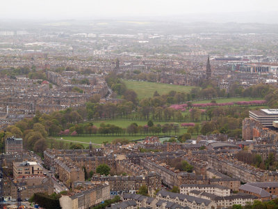 A view of the Meadows from Arthurs Seat