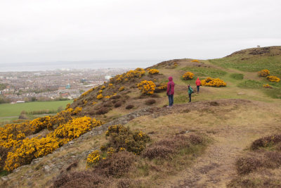 Hiking random hills in Holyrood Park