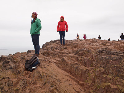 The rock on Arthurs Seat