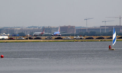 National airport across the wter