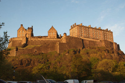 Edinburgh Castle in the Evening light