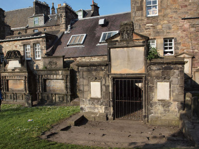 Graves in Greyfrairs Kirkyard (cemetery), Edinburgh