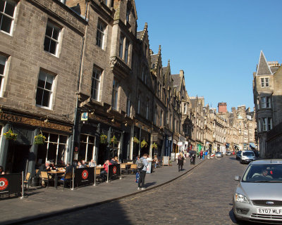 View up Cockburn Street