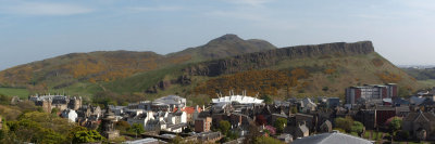 Panorama - Holyrood Park from Calton Hill