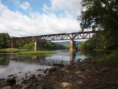 Abandoned raiload bridge