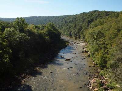 Bridge high over the Casselman river