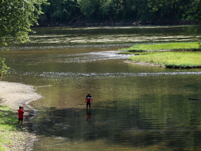 View from Town Creek Aqueduct of the Potomac