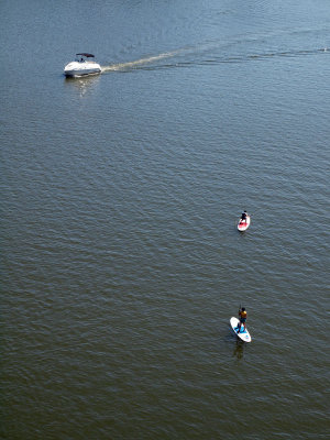 Scene on the Potomac river from the Key bridge