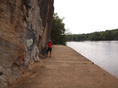 Section of trail at Little Slackwater