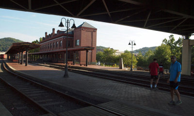 Cumberland station for the Western Maryland Railroad
