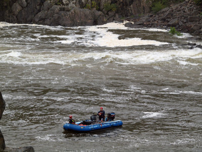 Away from the rapids at Great Falls