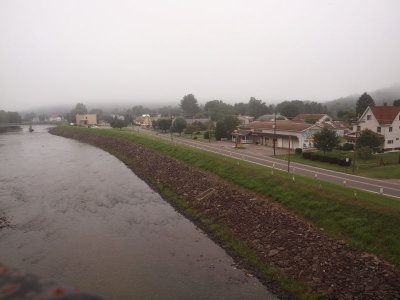 Confluence from the bridge over the Yough