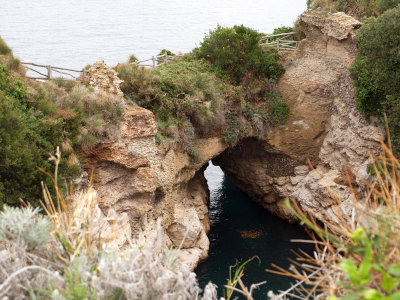 Opening to the sea from the lagoon