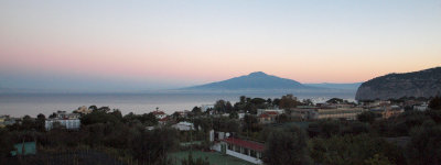Mt. Vesuvius in the morning from Sorrento
