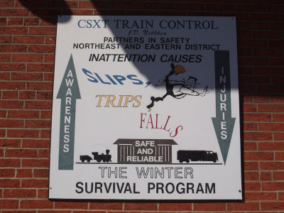 Sign at Point of Rocks station