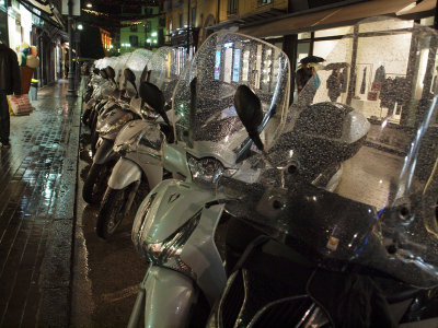 A wet evening in Sorrento