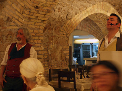 Dinner with musical entertainment at Le Terme De Colosseo