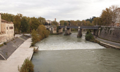 View from the Pons Cestius