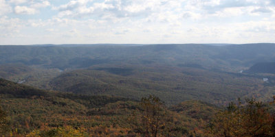 View from peak in Green Ridge State Forest, MD