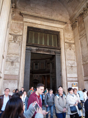 Door to the Pantheon, Rome