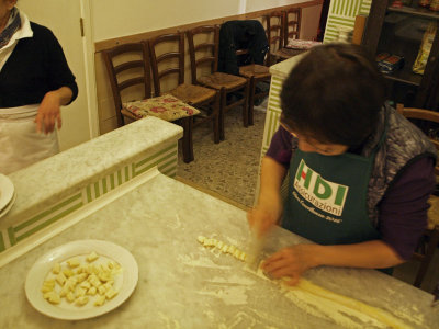 Making gnocchi