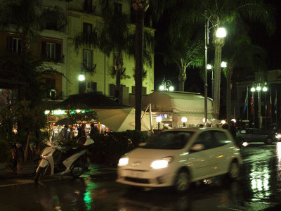 A wet evening in Sorrento