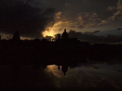 Underexposes shot - San Frediano in Cestello at sunset