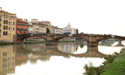 Bridge across the Arno river in Florence