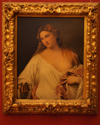 Flora, by Titian, Uffizi